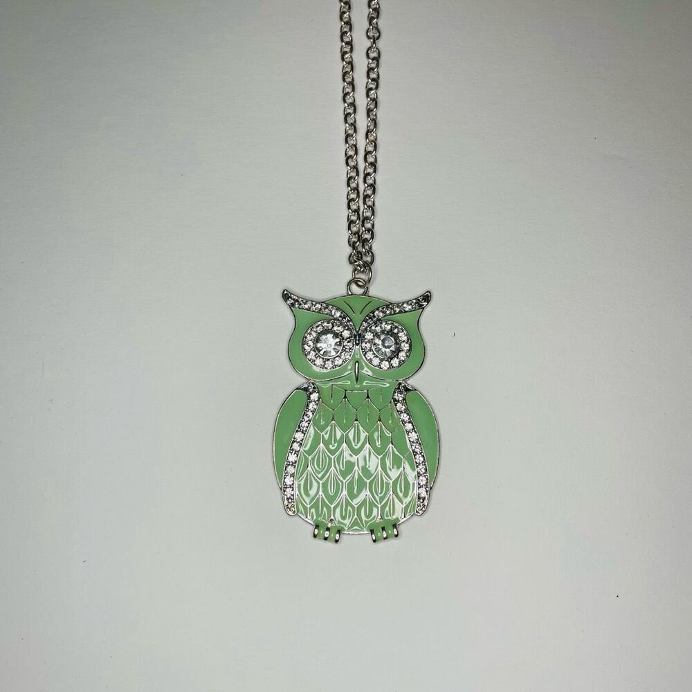 Owl Pendant Necklace - Picture 4 of 6